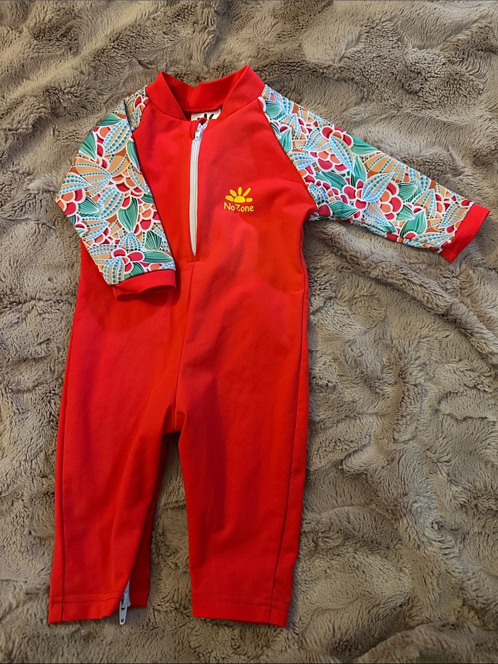 UPF50 Kids One-Piece suit w/ zipper diaper access